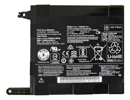BATERIA LENOVO E580 -L17L3P51 -L17M3P52 -L17L3P51 -L17M3P51 SIN GANCHO (02018)