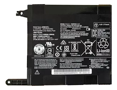 BATERIA LENOVO E580 -L17L3P51 -L17M3P52 -L17L3P51 -L17M3P51 SIN GANCHO (02018)