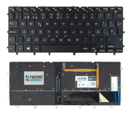 TECLADO DE_XPS 13-9343 -9350 -9360 ILUMINADO (02853) P-6
