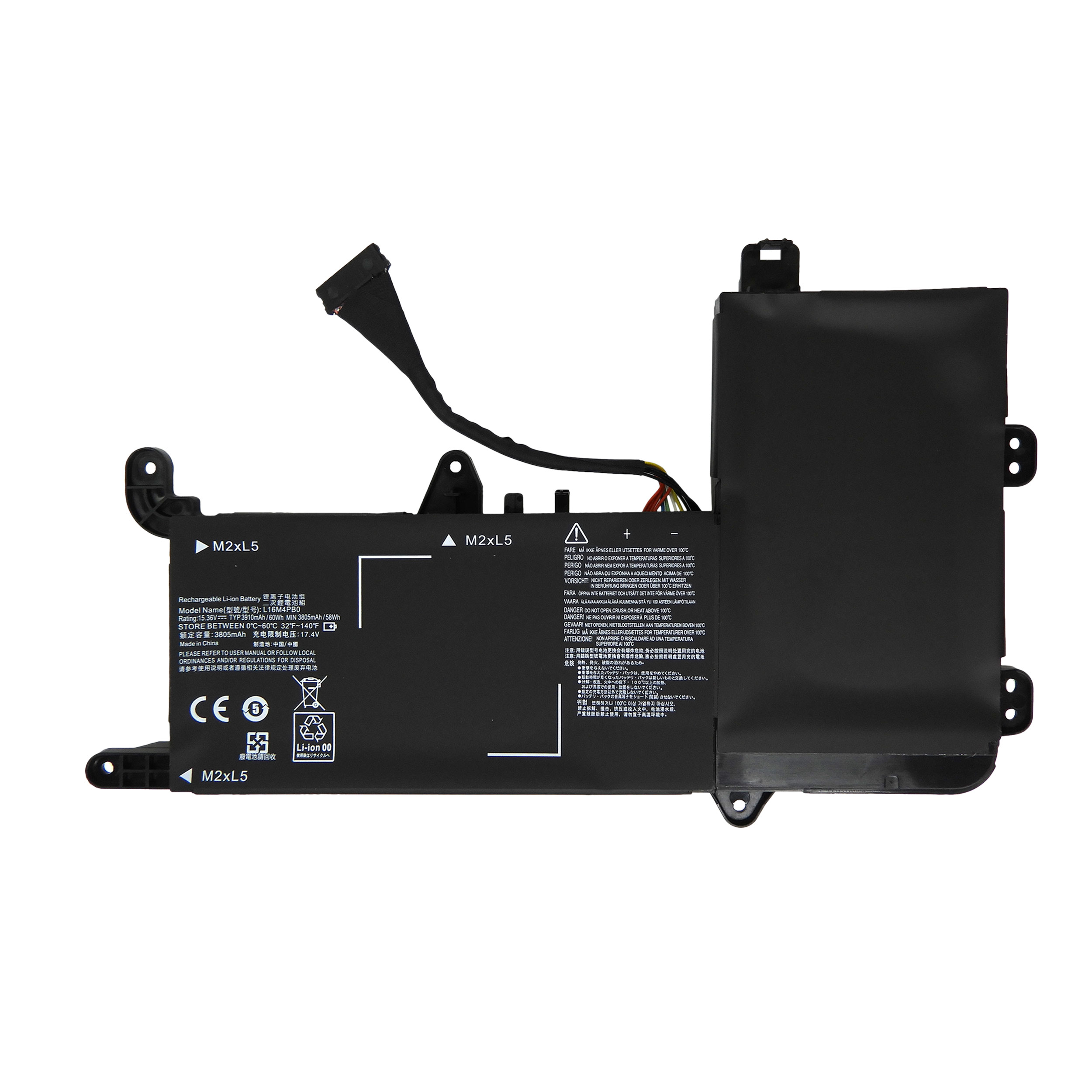 BATERIA LENOVO L16M4PB0 -Y720-15 /Y710 /T710 INTERNA (03912)