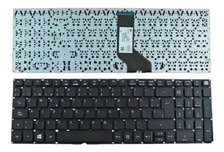 TECLADO ACER_A315-51 /E5-553G /E5-575 /E5-522 /E5-523 /E5-552 /E5-553 /A515-51G - 4 FILAS (01495) 6-F