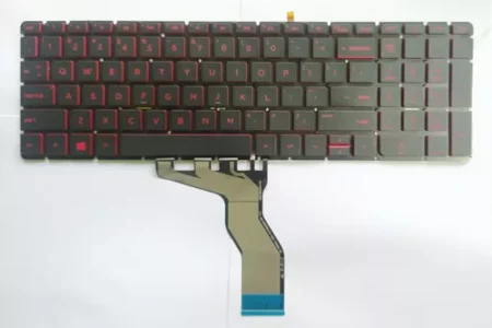 TECLADO HP_15-AB /15-AE /15-AR /15-AX ROJO-ILUMINADO ESQ/CURVAS -ENT/BOTA (03288) U-1