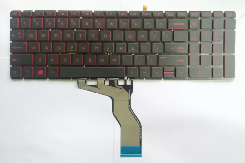 TECLADO HP_15-AB /15-AE /15-AR /15-AX ROJO-ILUMINADO ESQ/CURVAS -ENT/BOTA (03288) U-1