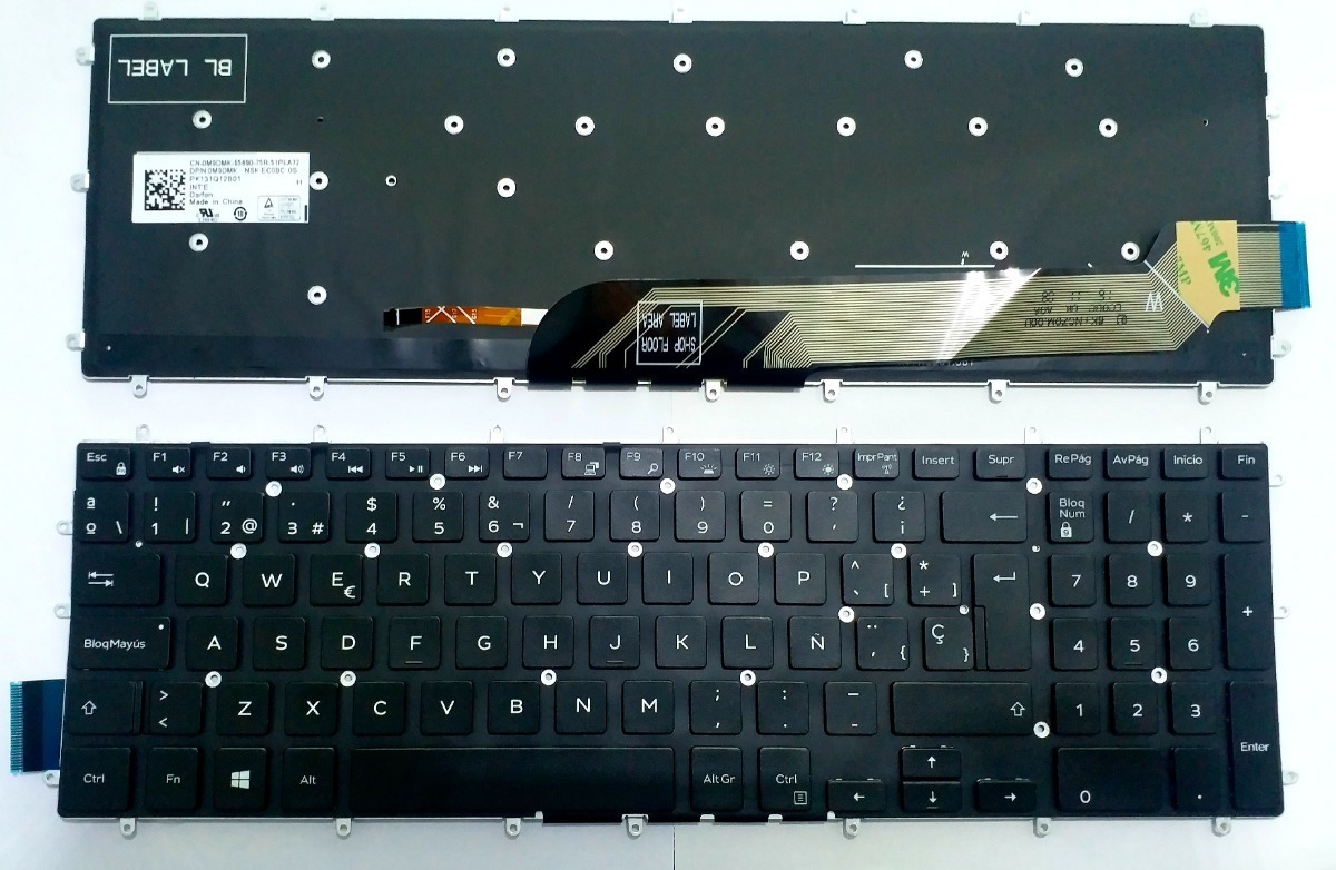 TECLADO DE_ 15-5567 -5565 -5765 -5767 -7566- ILUMINADO-(02899) 3-G