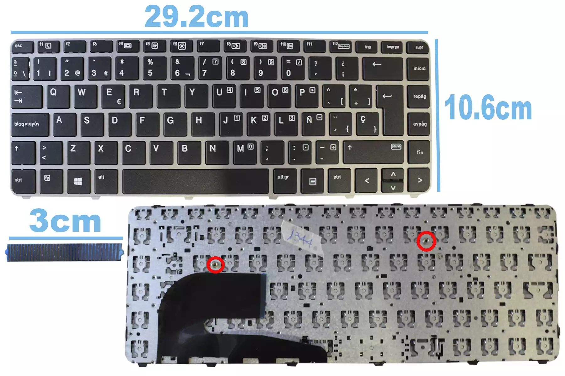 TECLADO HP_840-G3- (01652) 4-A