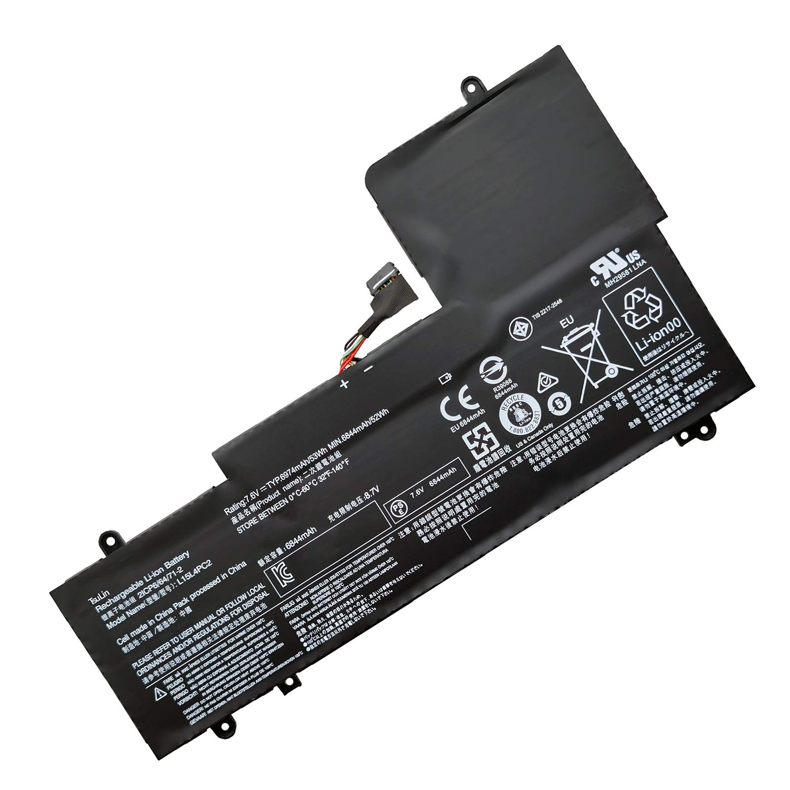 BATERIA LENOVO YOGA 710-14ISK -L15M4PC2-L15L4PC2- (02856)