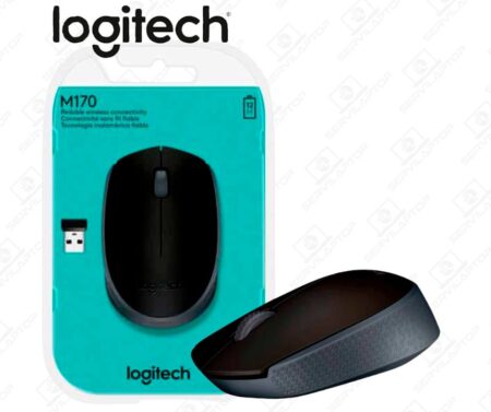 MOUSE LOGITECH M170 WIRELESS BLACK (910-004940) (01271)