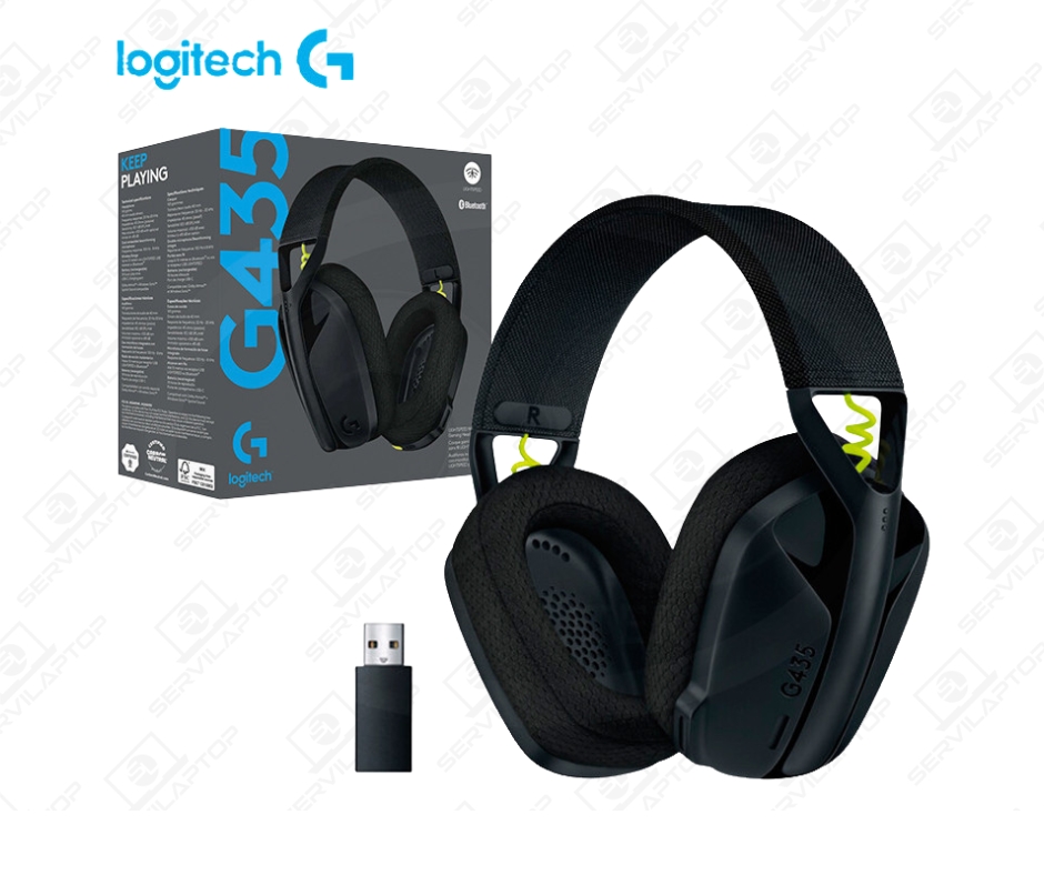 AUDIFONO C/MICROF. LOGITECH G435 BT / LIGHTSPEED BLACK (981-001049) (03112)