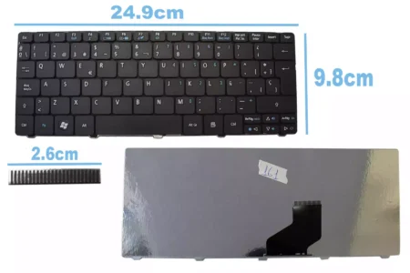 TECLADO ACER_D255 -521 -522 -D270 (01505)15-G