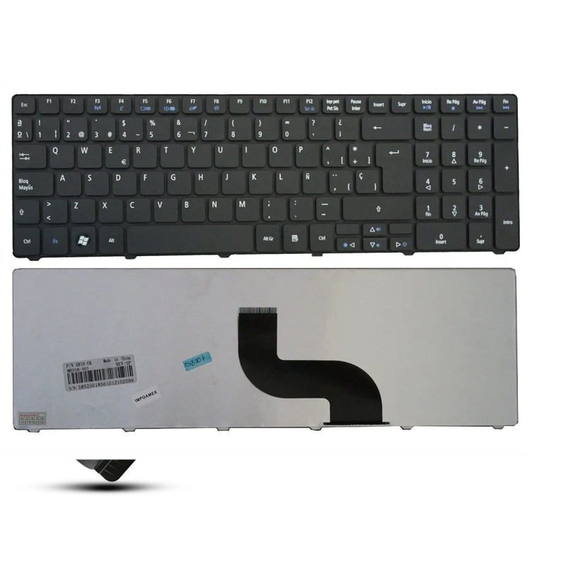 TECLADO ACER_5810T-5742-5625-5536-5536G (01502) 7-f - Imagen 2