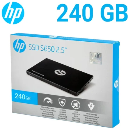 DISCO SOLIDO HP 240GB S650 LECTURA-560 MB/S ESCRITURA-450 MB/S (02119)