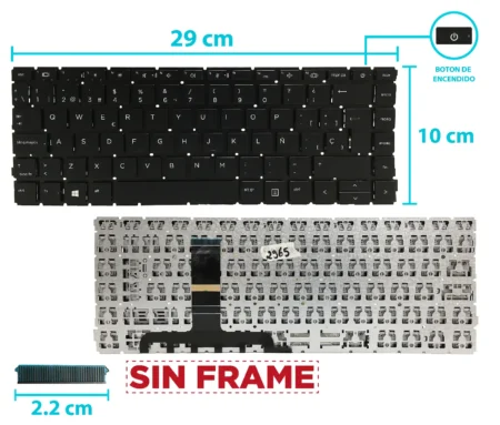 TECLADO H_440-G8 /640-G8- (01643) 13-i