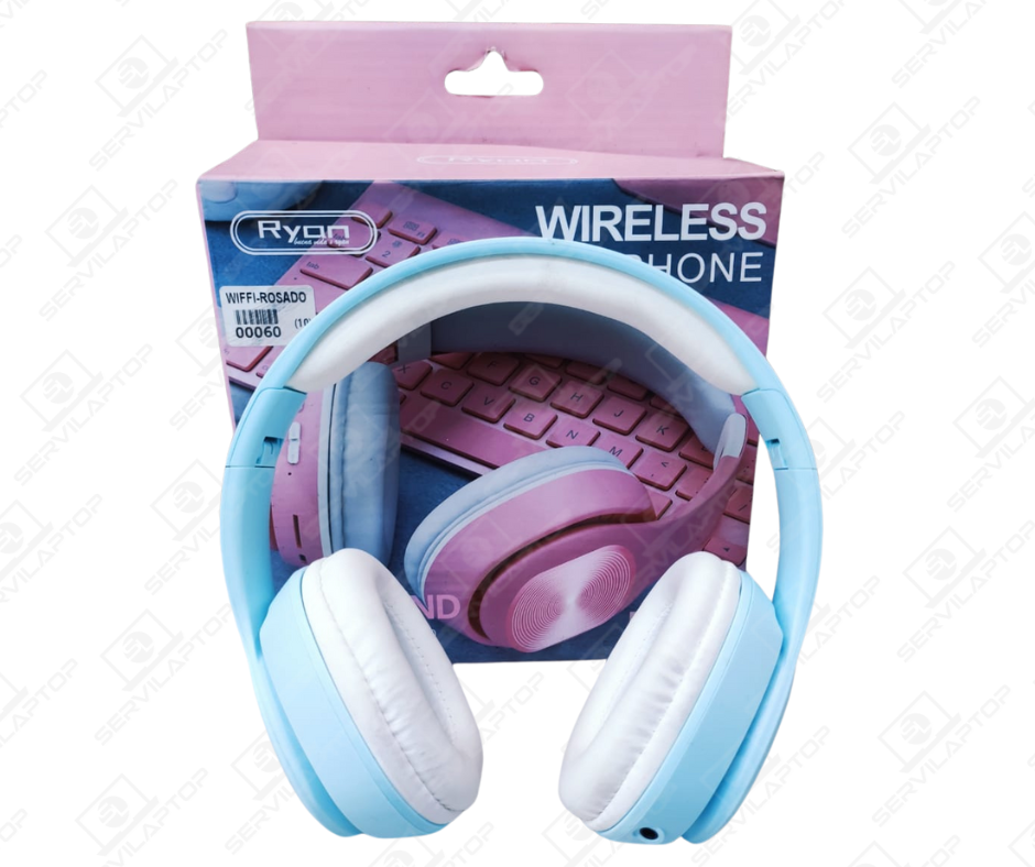 AUDIFONO INALAMBRICO -RADIO -BLUETOOTH -ROSADO K6131 (00060) - Imagen 3