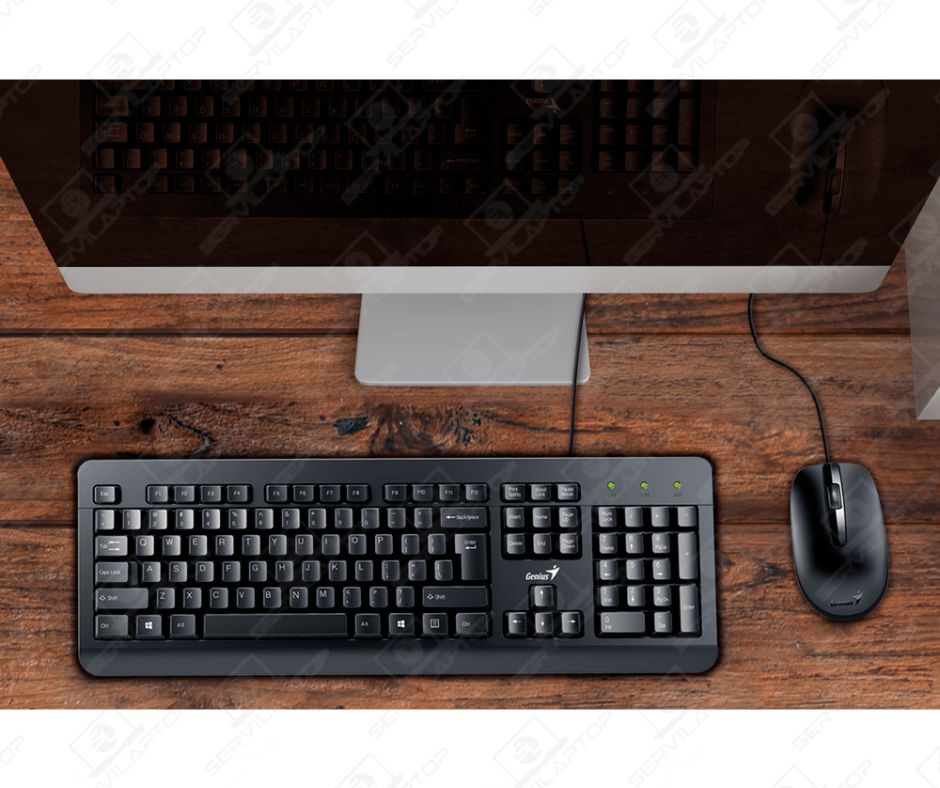 KIT TECLADO + MOUSE KM-160 USB BLACK (00622) - Imagen 2